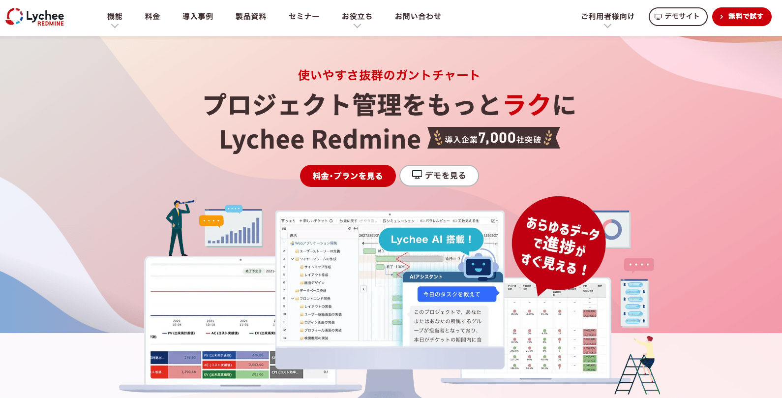Lychee Redmine（ライチ・レッドマイン）の紹介画像